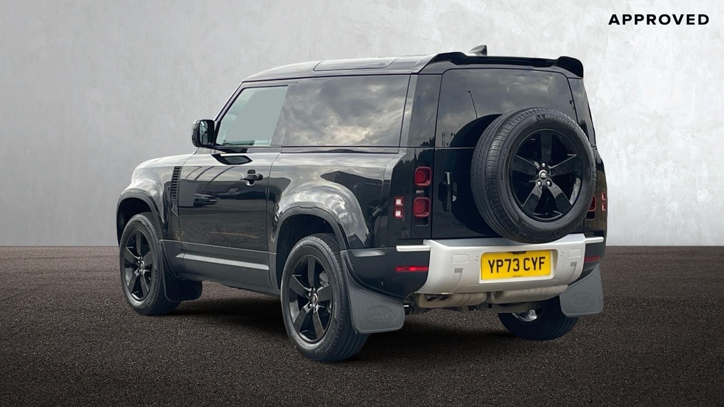 Land Rover Defender 90 D250 Hard Top Hse Santorini Black YP73CYF Black #2