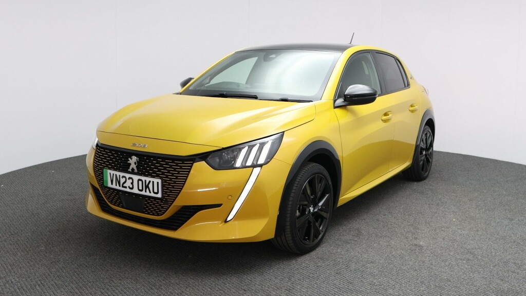 Peugeot e-208 50Kwh Gt Premium 7Kw Charger Yellow #7