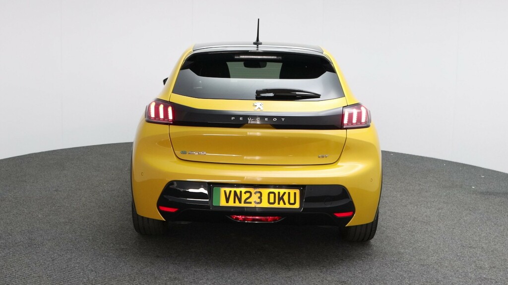 Peugeot e-208 50Kwh Gt Premium 7Kw Charger Yellow #4