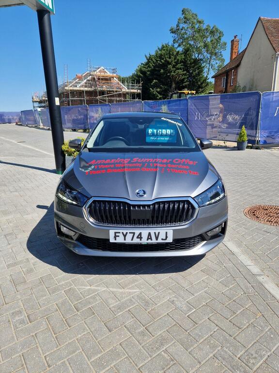 Skoda Fabia Hatchback 1.0 Tsi Se L Dsg Euro 6 Ss 2024 FY74AVJ Grey