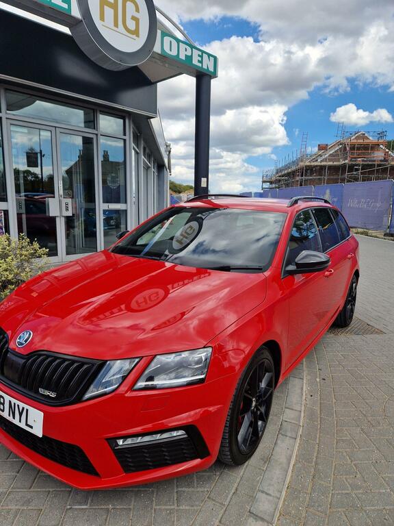 Skoda Octavia Estate 2.0 Tsi Vrs Dsg Euro 6 Ss 201818 CV18NYL Red #3