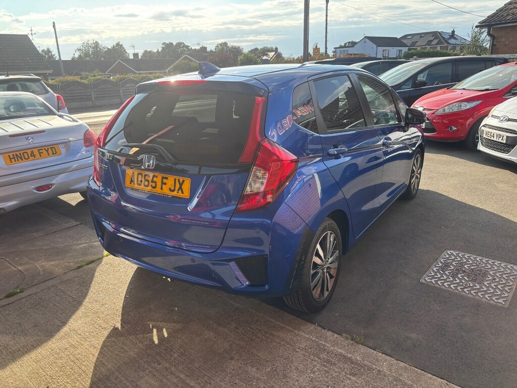 Honda Jazz 1.3 Ex Cvt Blue #4