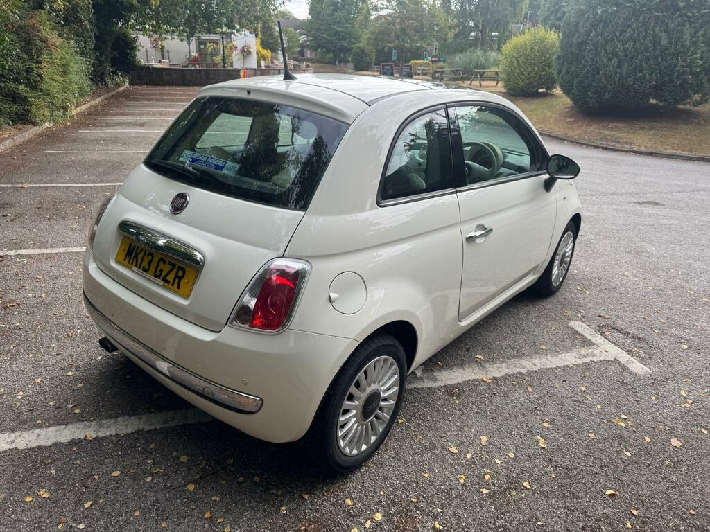 Fiat 500 Lounge Rhd White #5