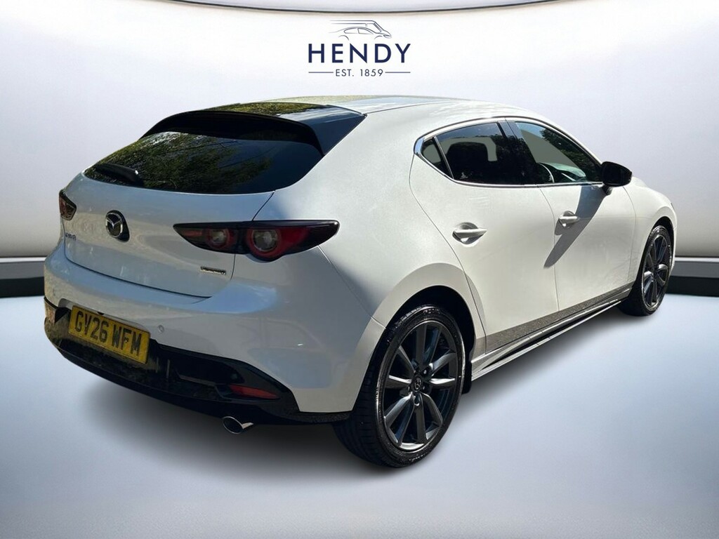 Mazda 3 2.5 E-skyactiv G Mhev 140 Exclusive-line White #4