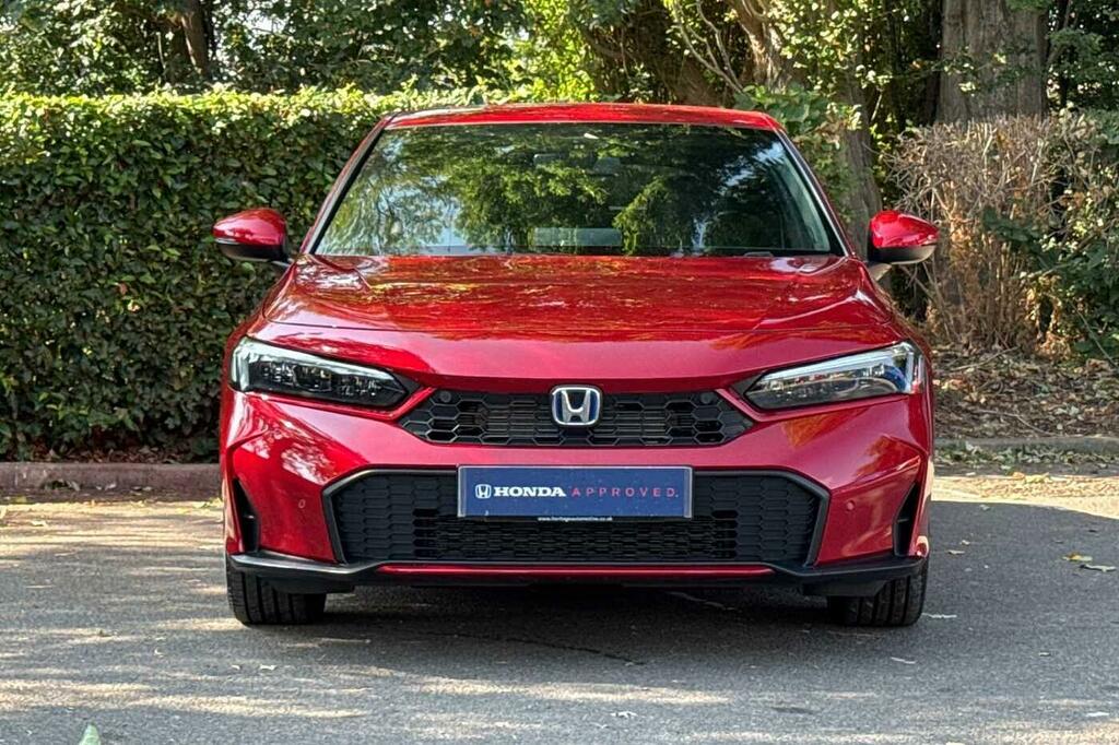 Honda Civic 2.0 Ehev Elegance Cvt Red #6