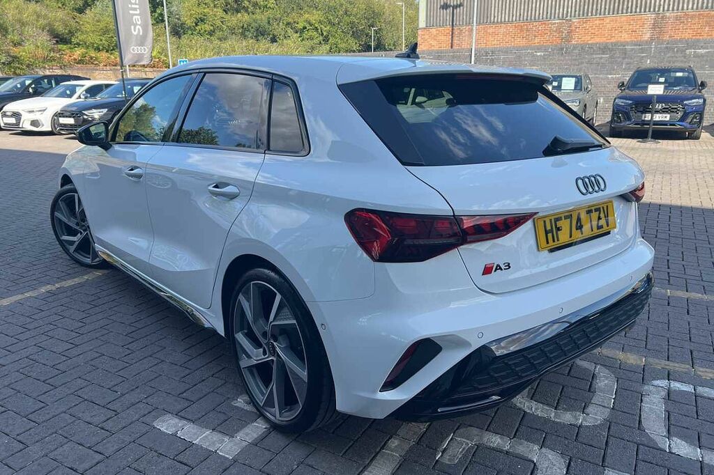 Audi A3 Black Edition 35 Tfsi 150 Ps 6-Speed White #3