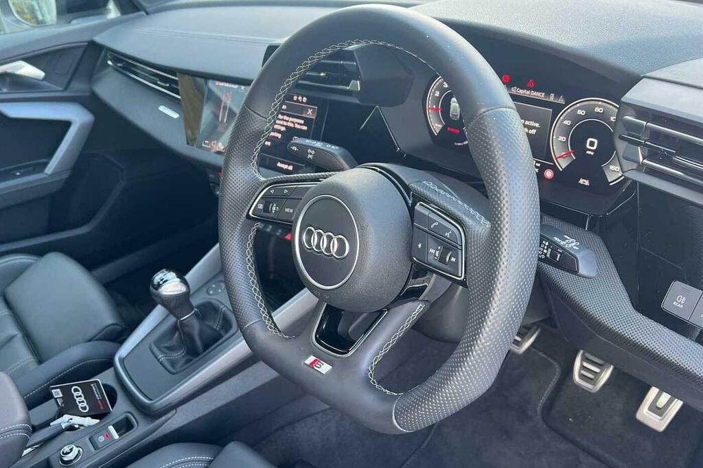 Audi A3 Black Edition 35 Tfsi 150 Ps 6-Speed White #6