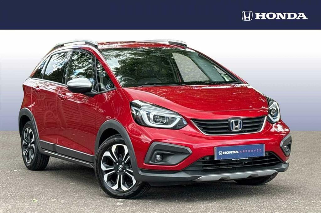 Honda Jazz 1.5 I-mmd Hybrid Crosstar Ex Ecvt AY71OJP Red