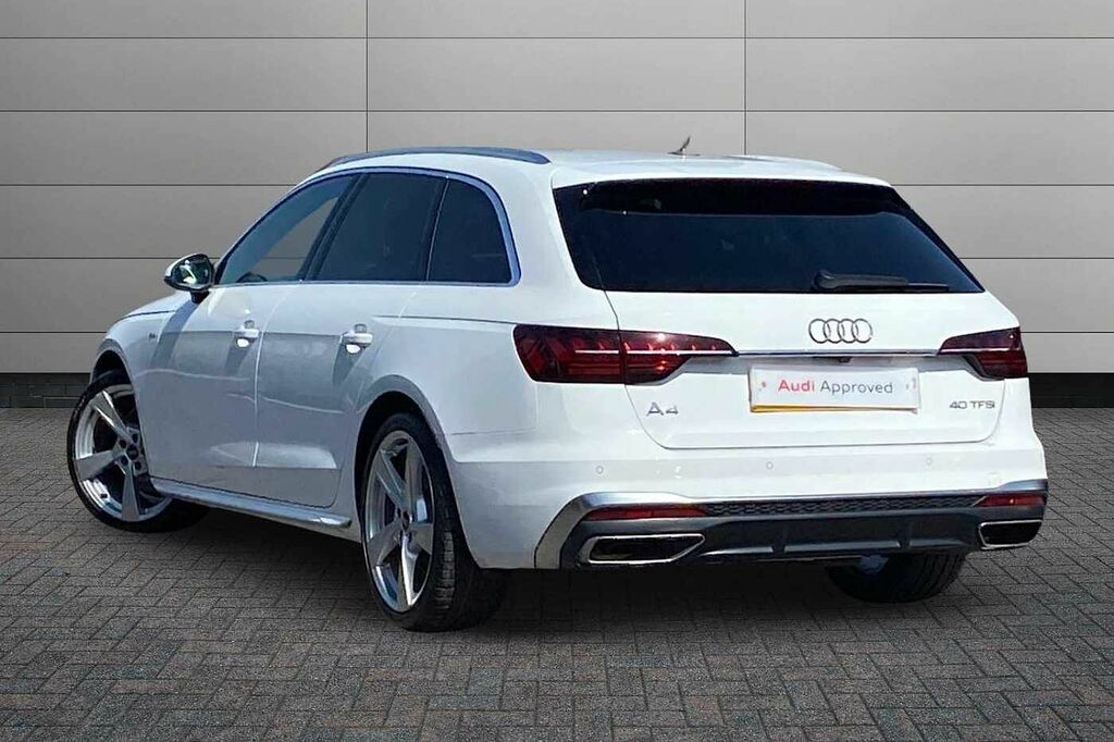 Audi A4 Avant S Line 40 Tfsi 204 Ps S Tronic White #3
