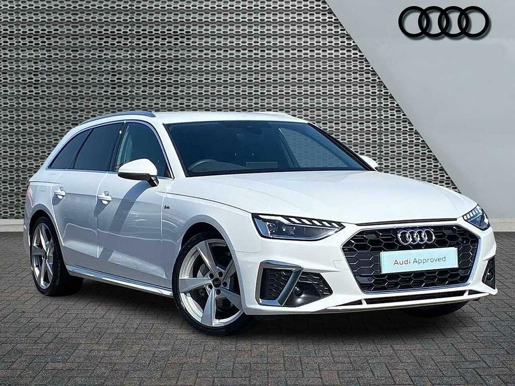 Audi A4 Avant S Line 40 Tfsi 204 Ps S Tronic White