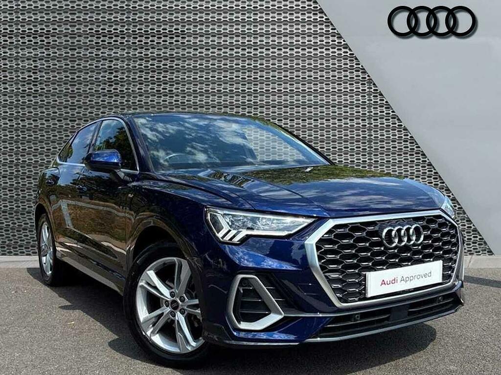 Audi Q3 1.5 Tfsi Cod 35 S Line Sportback S Tron Blue