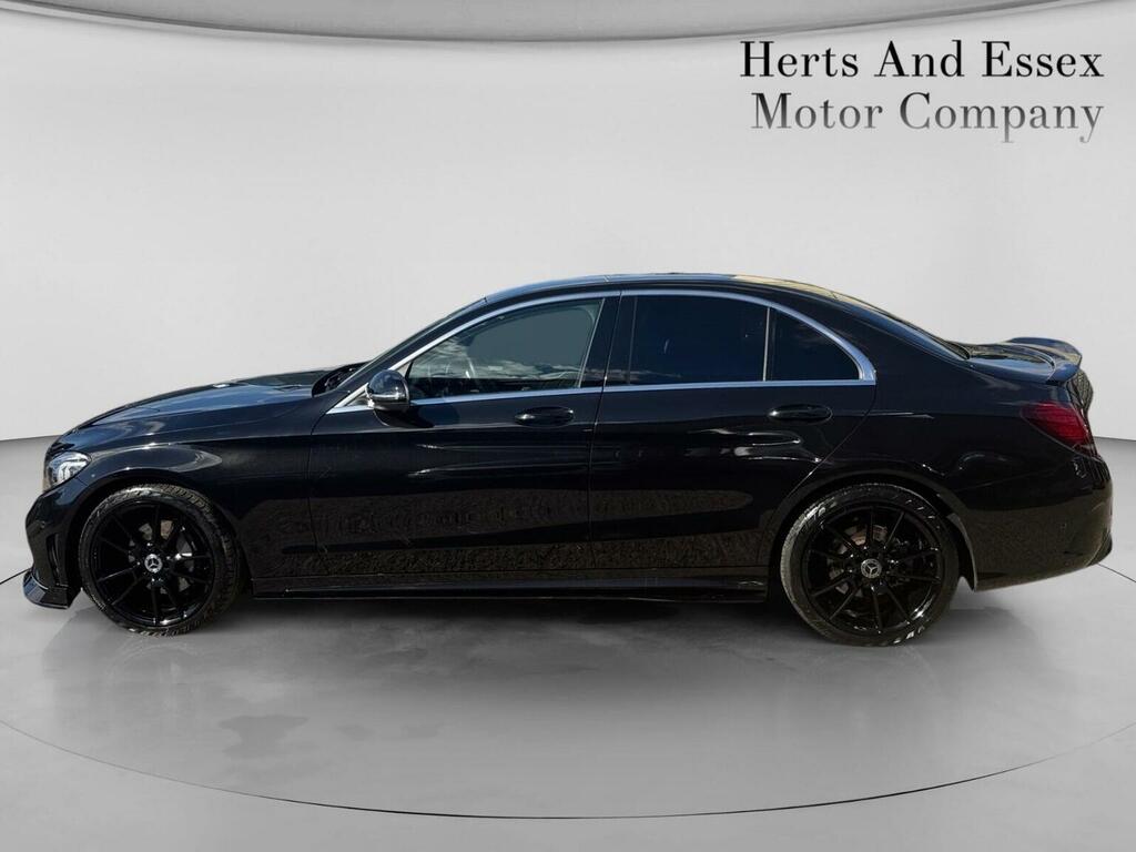 Mercedes-Benz C Class 1.6 C200d Amg Line Edition Premium G-tronic Eur Black #4