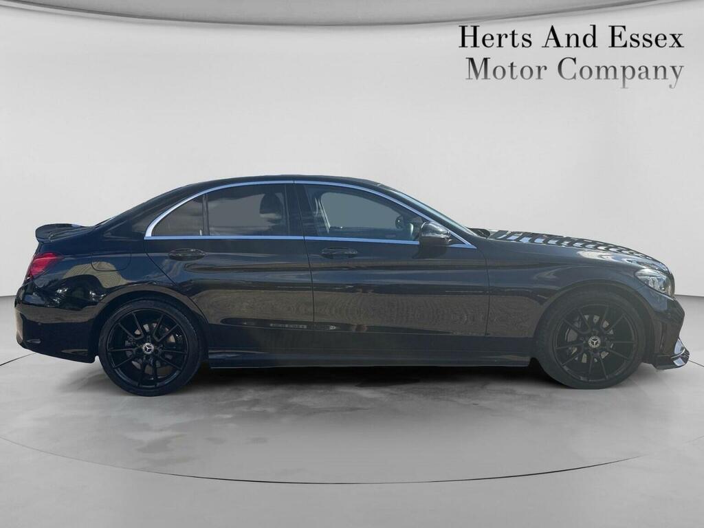Mercedes-Benz C Class 1.6 C200d Amg Line Edition Premium G-tronic Eur Black #6