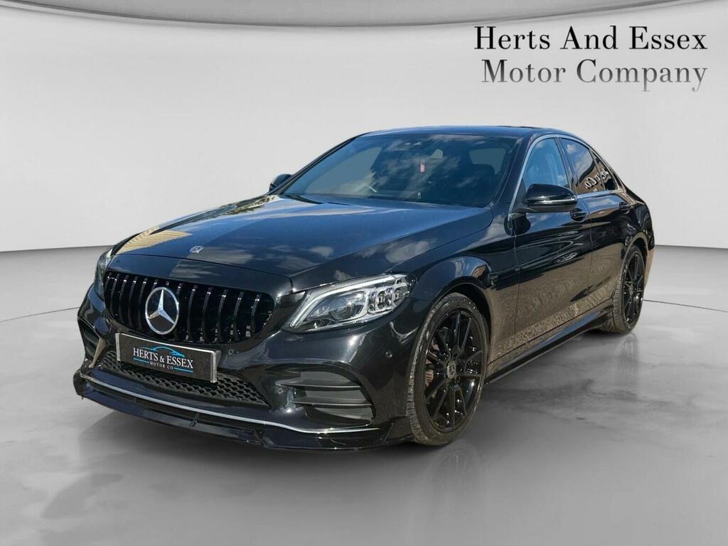 Mercedes-Benz C Class 1.6 C200d Amg Line Edition Premium G-tronic Eur Black #3