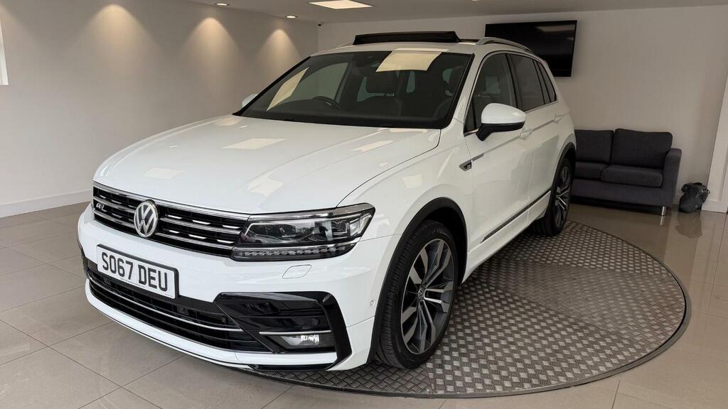 Volkswagen Tiguan 2.0 Tsi R-line Dsg 4Motion Euro 6 Ss White #3