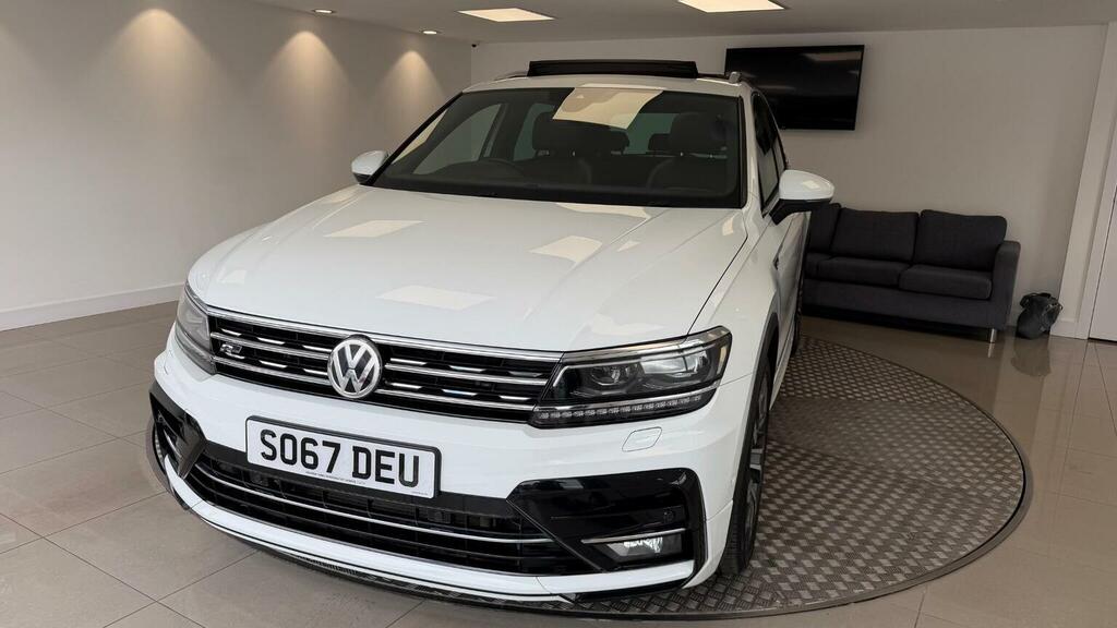 Volkswagen Tiguan 2.0 Tsi R-line Dsg 4Motion Euro 6 Ss White #4