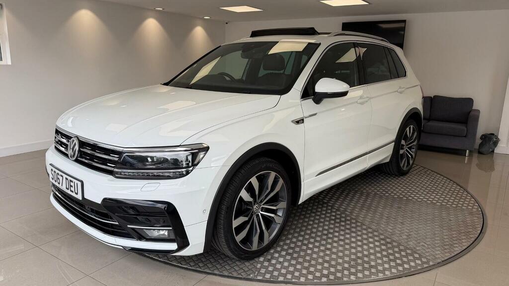 Volkswagen Tiguan 2.0 Tsi R-line Dsg 4Motion Euro 6 Ss White #2