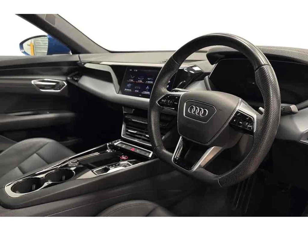 Audi E Tron GT Saloon Blue #5