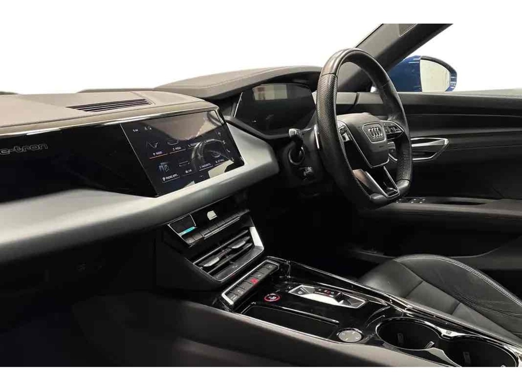 Audi E Tron GT Saloon Blue #4