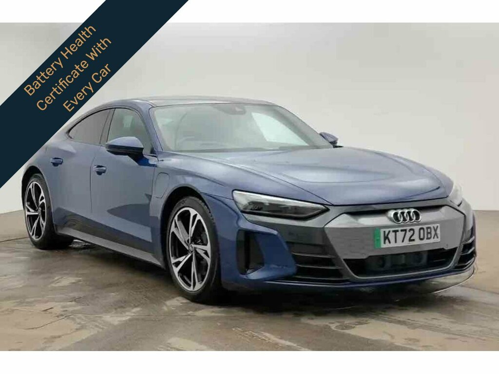 Audi E Tron GT Saloon Blue