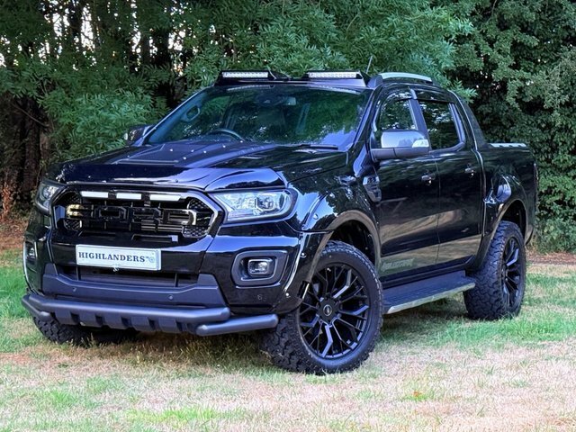 Ford Ranger Td 205Ps Wildtrak 4Wd Euro 6 With 18 Alloys, Sat Black #1