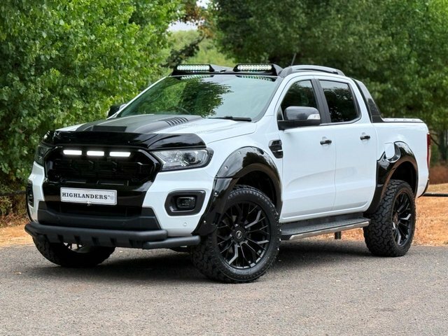 Ford Ranger 2022 2.0 Ecoblue Wildtrak Raptor Kit Black Pack Bi White