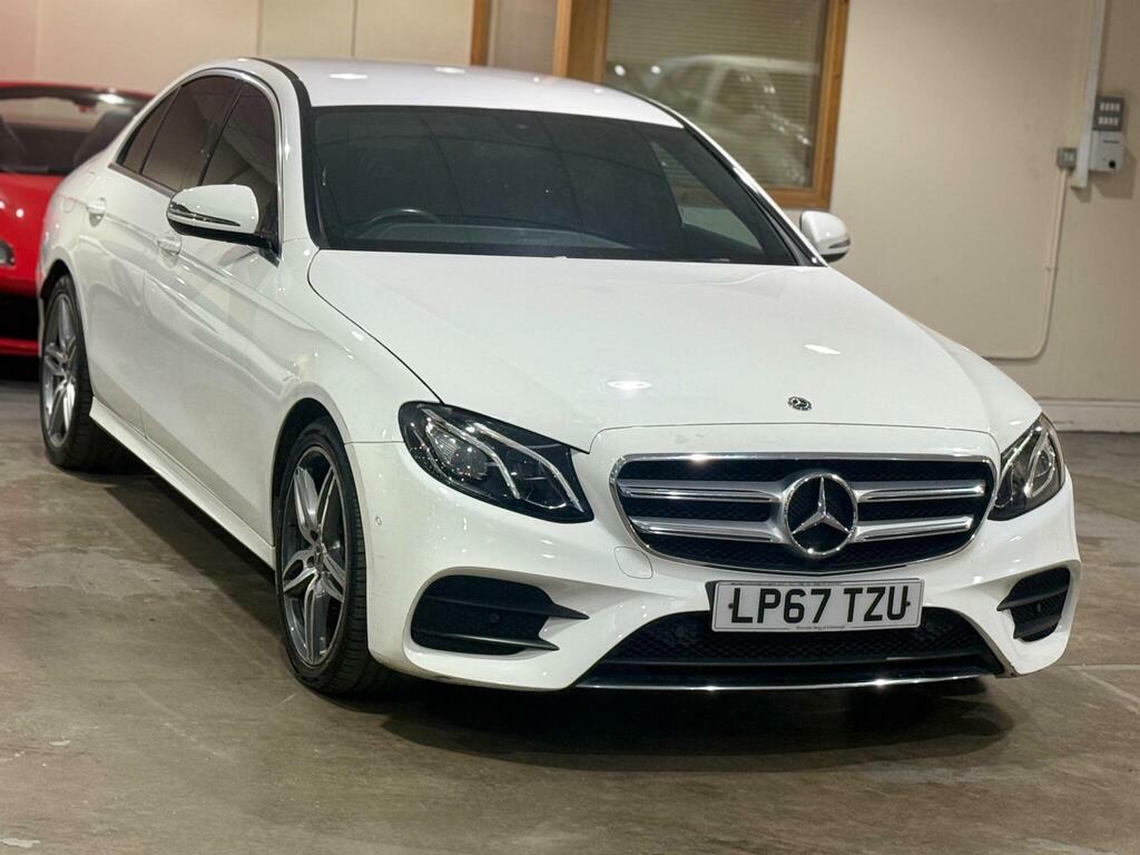 Mercedes-Benz E Class 2.0 E220d Amg Line G-tronic Euro 6 S S White