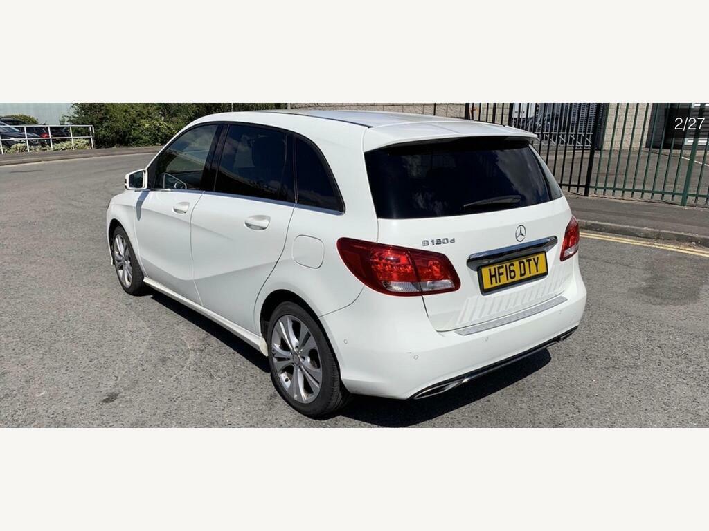 Mercedes-Benz B Class 1.5 B180d Sport Executive 7G-dct Euro 6 S S White