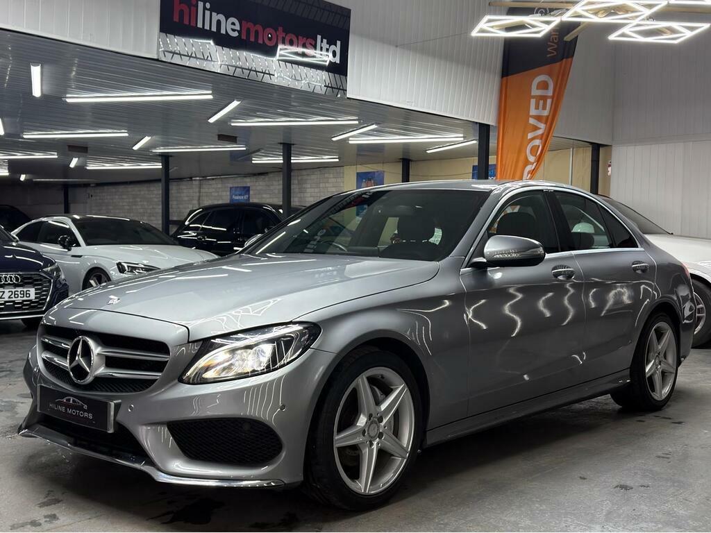 Mercedes-Benz C Class 2.1 C220 Bluetec Amg Line G-tronic Euro 6 S S Silver #3