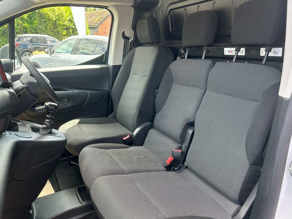 Peugeot Partner 1.5 Bluehdi 1000 Professional Standard Panel Van S White #6