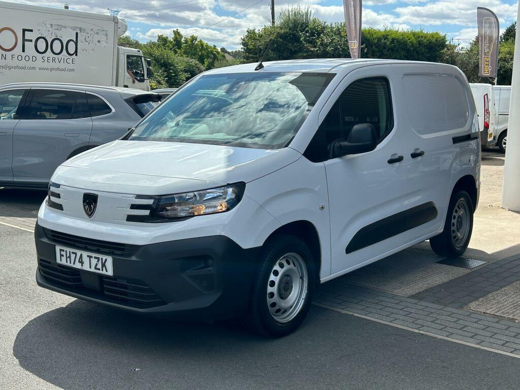 Peugeot Partner 1.5 Bluehdi 1000 Professional Standard Panel Van S White #3