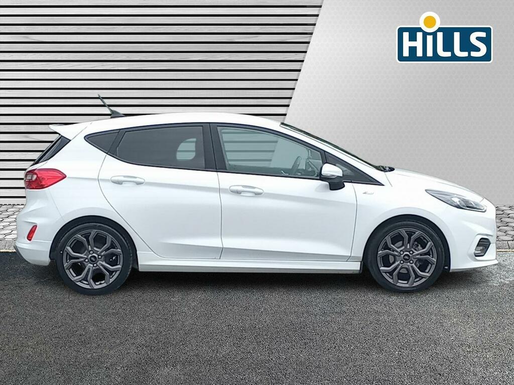 Ford Fiesta 1.0T Ecoboost St-line Edition Hatchback AO71KFG White #3