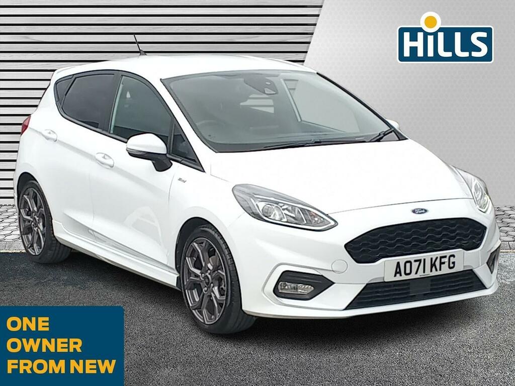Ford Fiesta 1.0T Ecoboost St-line Edition Hatchback AO71KFG White