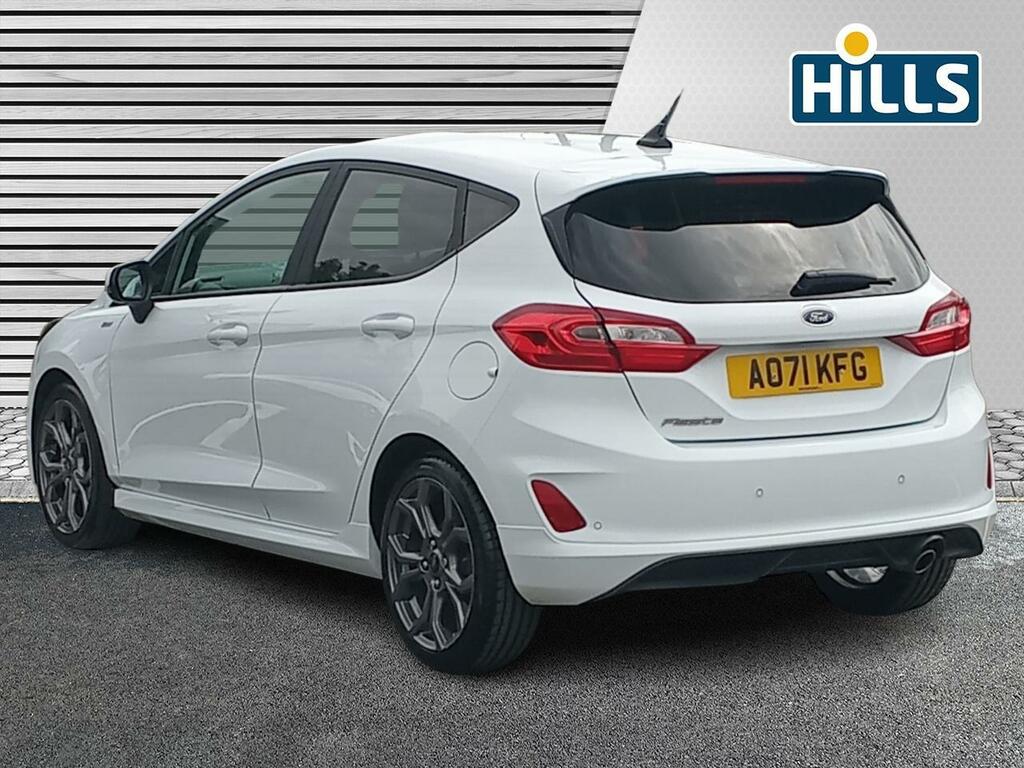 Ford Fiesta 1.0T Ecoboost St-line Edition Hatchback AO71KFG White #2