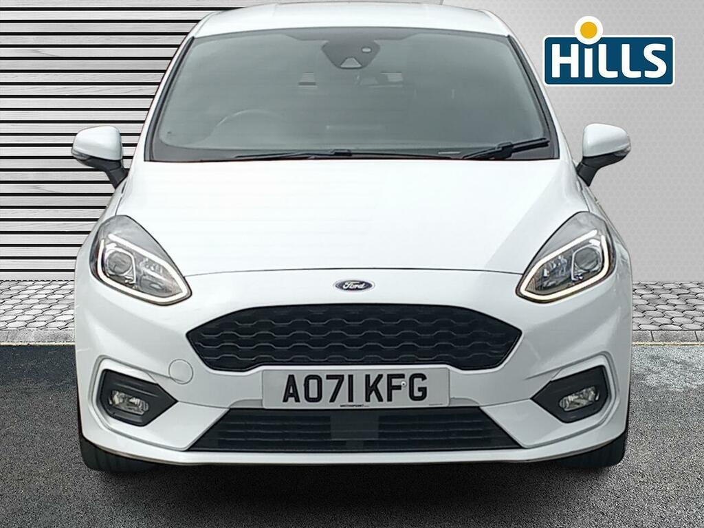 Ford Fiesta 1.0T Ecoboost St-line Edition Hatchback AO71KFG White #4