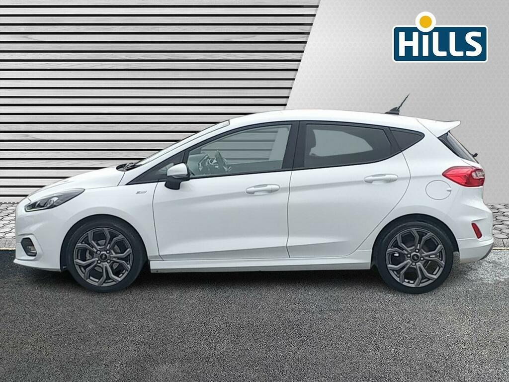 Ford Fiesta 1.0T Ecoboost St-line Edition Hatchback AO71KFG White #5