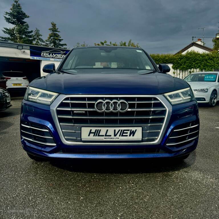 Audi Q5 2.0 Tdi Quattro S Line S Tronic Blue #4