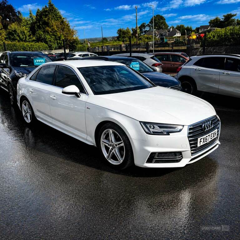Audi A4 2.0 Tdi Ultra 190 S Line FX67EXH White