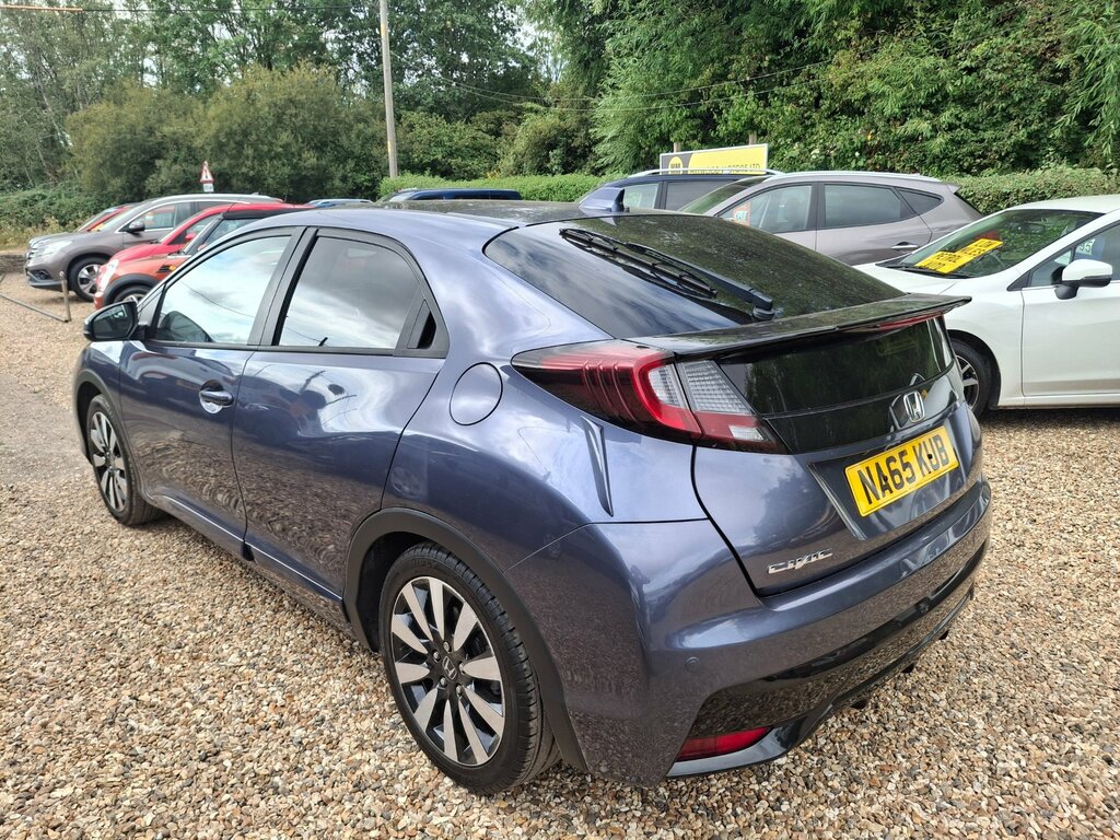 Honda Civic 1.8 I-vtec Sr Hatchback Euro 6 Blue #4