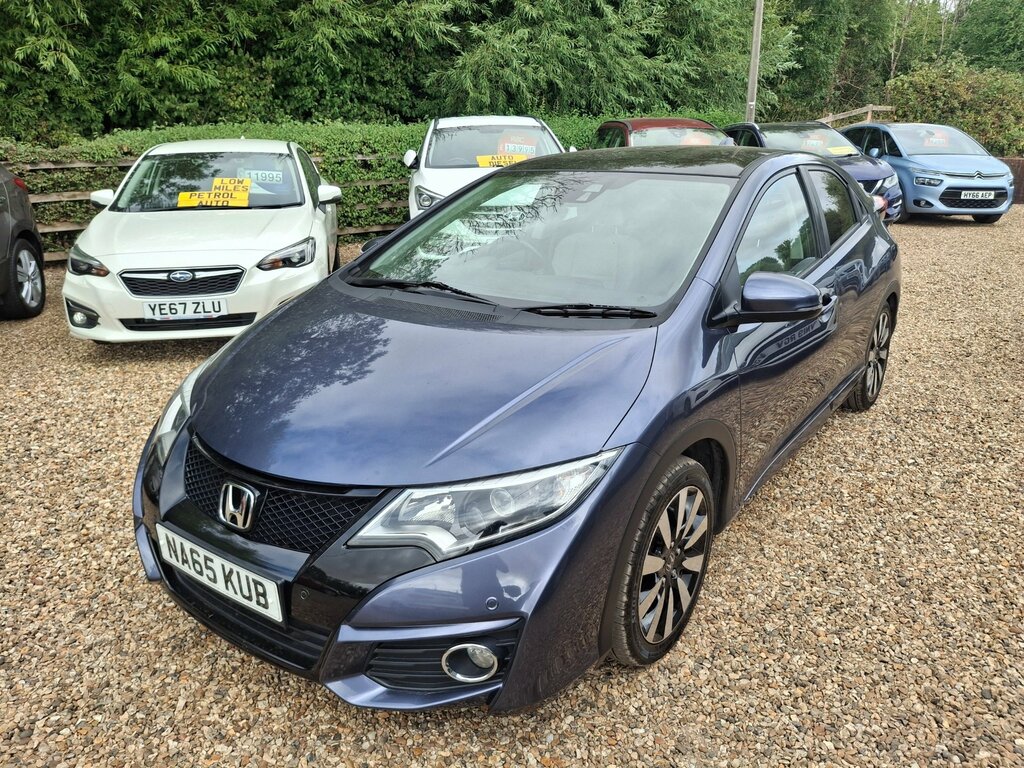 Honda Civic 1.8 I-vtec Sr Hatchback Euro 6 Blue #2