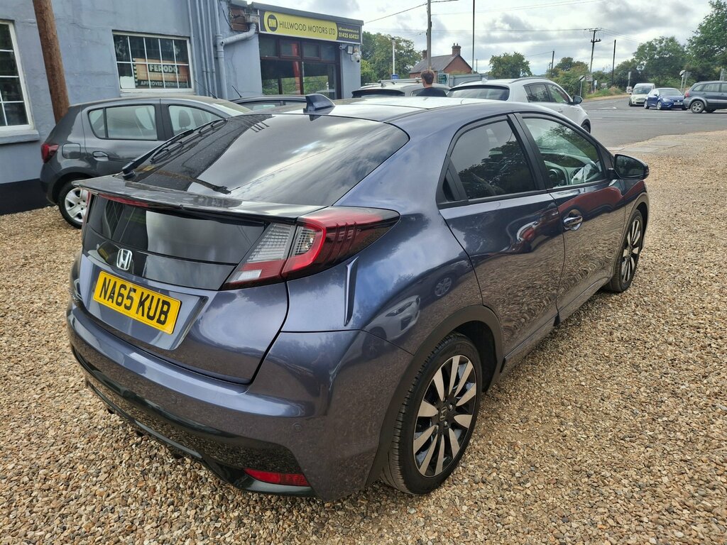 Honda Civic 1.8 I-vtec Sr Hatchback Euro 6 Blue #3
