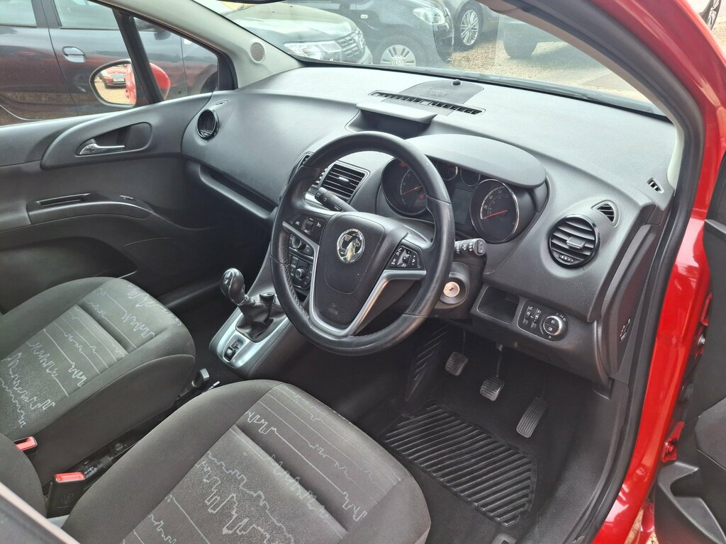 Vauxhall Meriva 1.4I Life Mpv Euro 6 100 Ps Red #4
