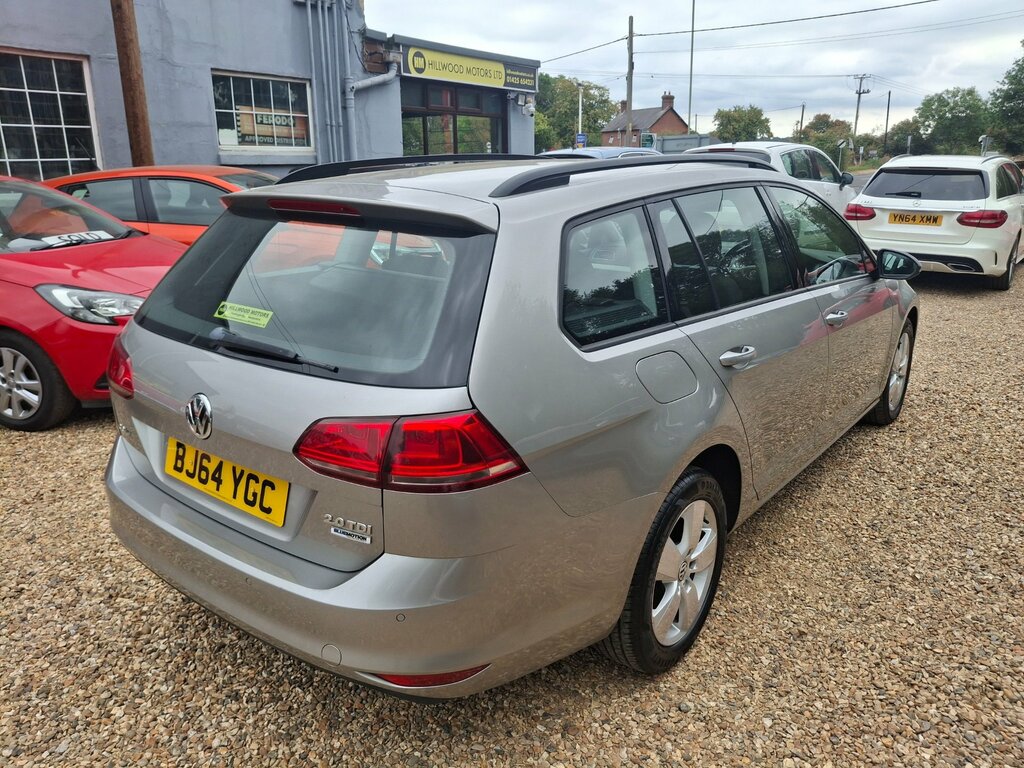 Volkswagen Golf 2.0 Tdi Bluemotion Tech Se Estate Manua Silver #3