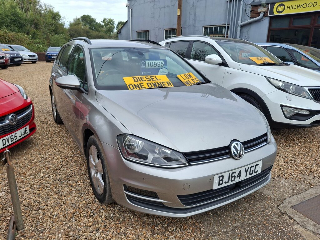 Volkswagen Golf 2.0 Tdi Bluemotion Tech Se Estate Manua Silver