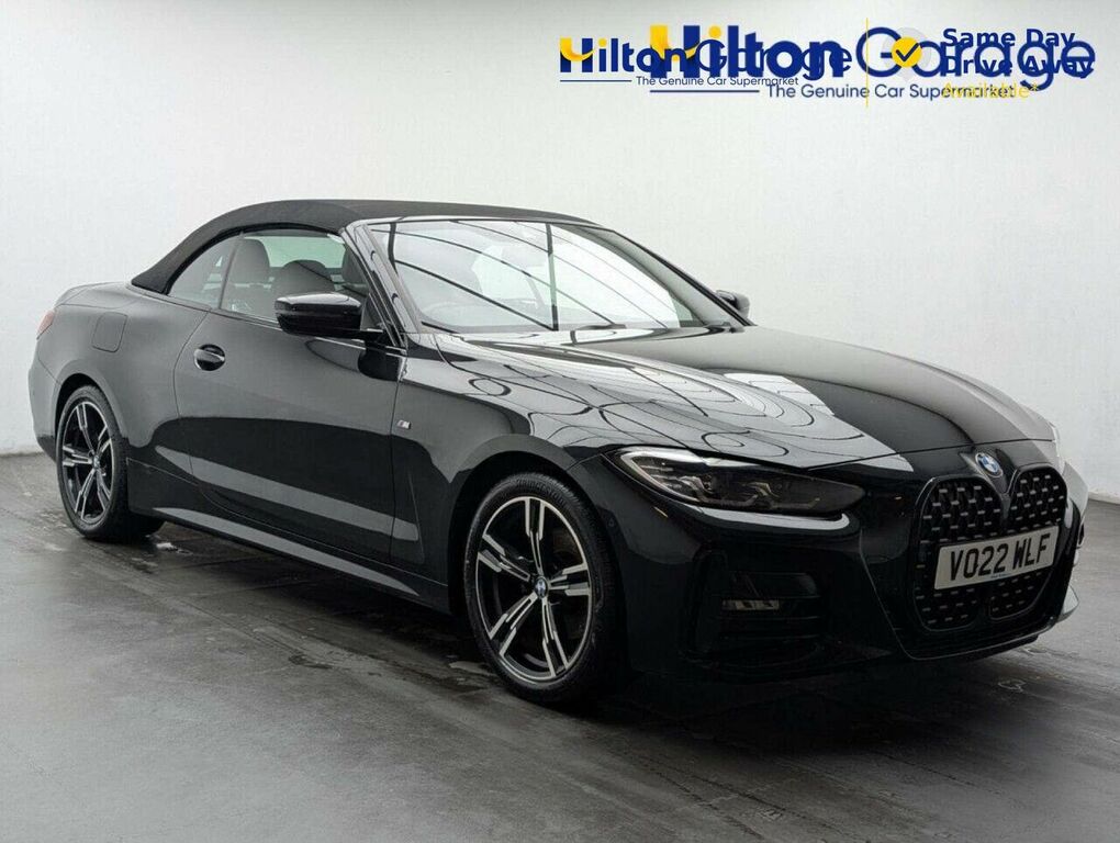 BMW 4 Series 2.0 420I M Sport Convertible Euro Black