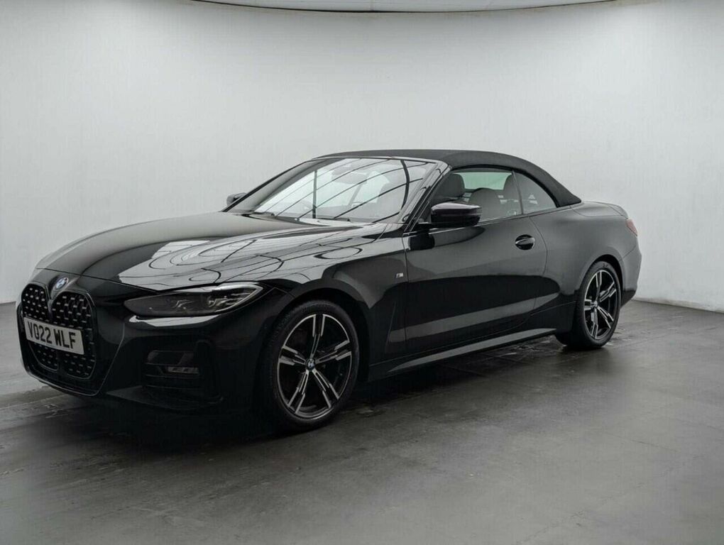 BMW 4 Series 2.0 420I M Sport Convertible Euro Black #4