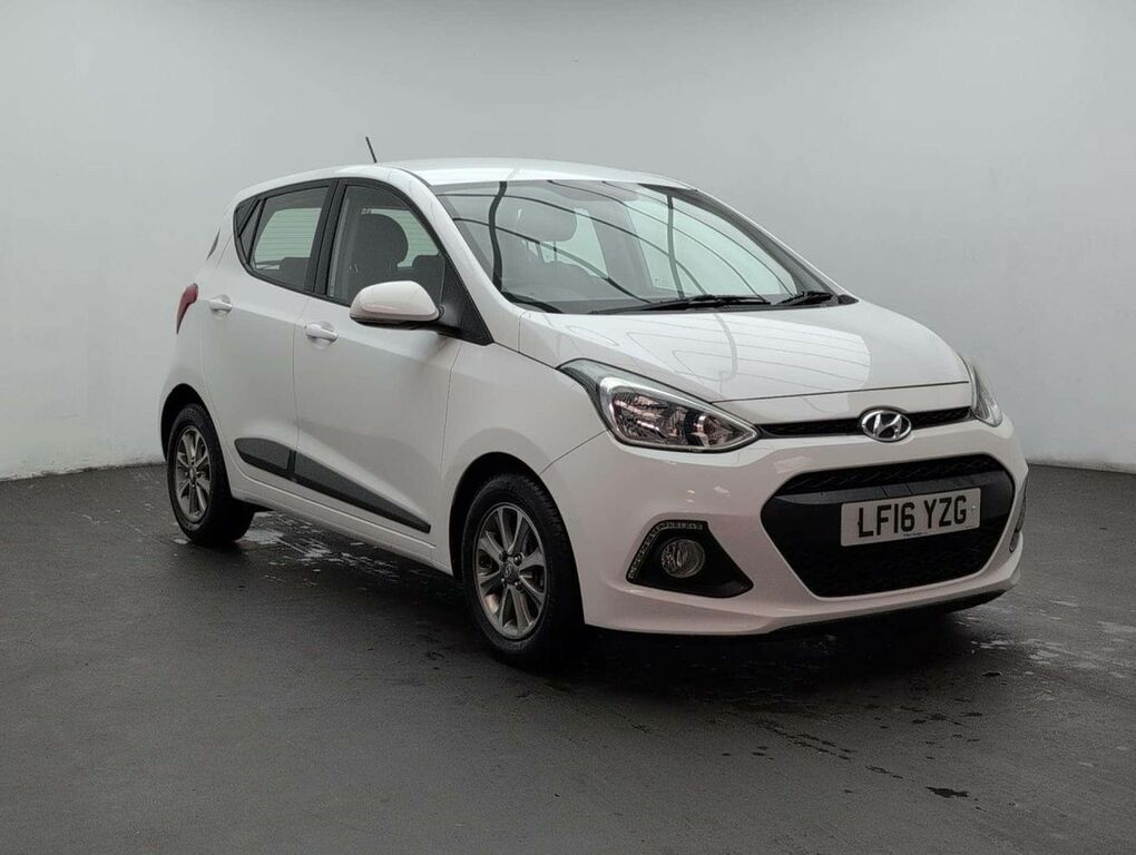 Hyundai I10 1.0 I10 Premium Blue Drive White #2