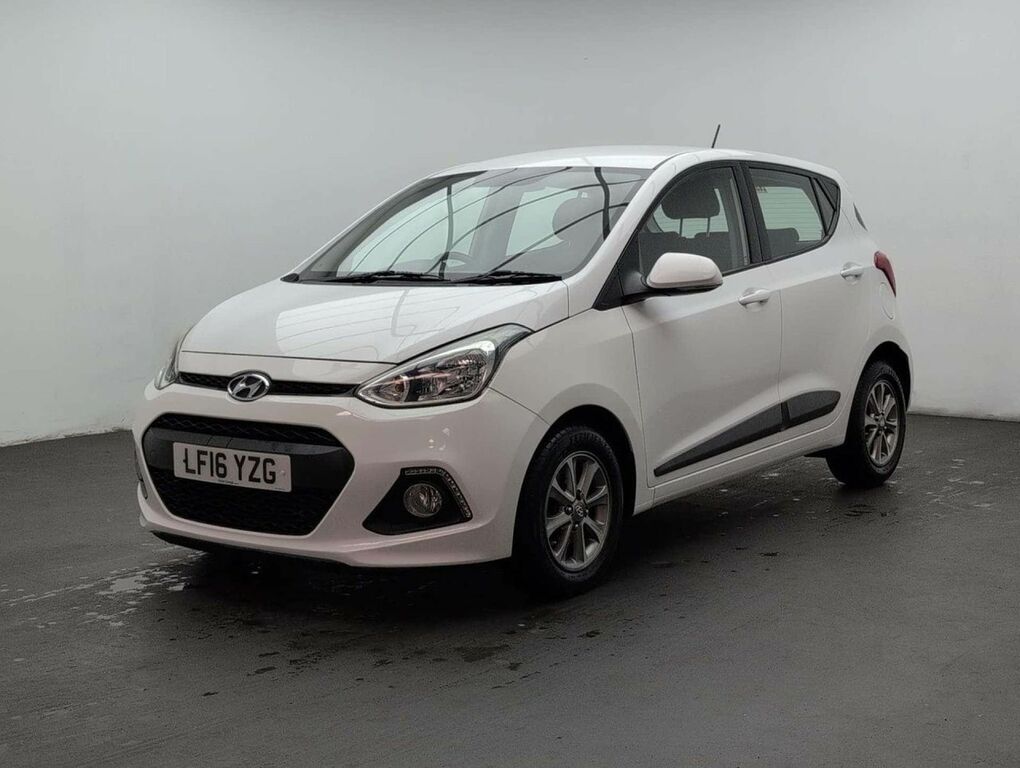 Hyundai I10 1.0 I10 Premium Blue Drive White #4