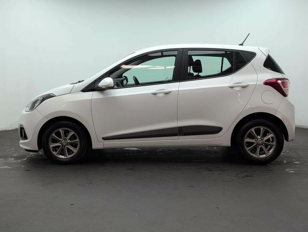 Hyundai I10 1.0 I10 Premium Blue Drive White #5