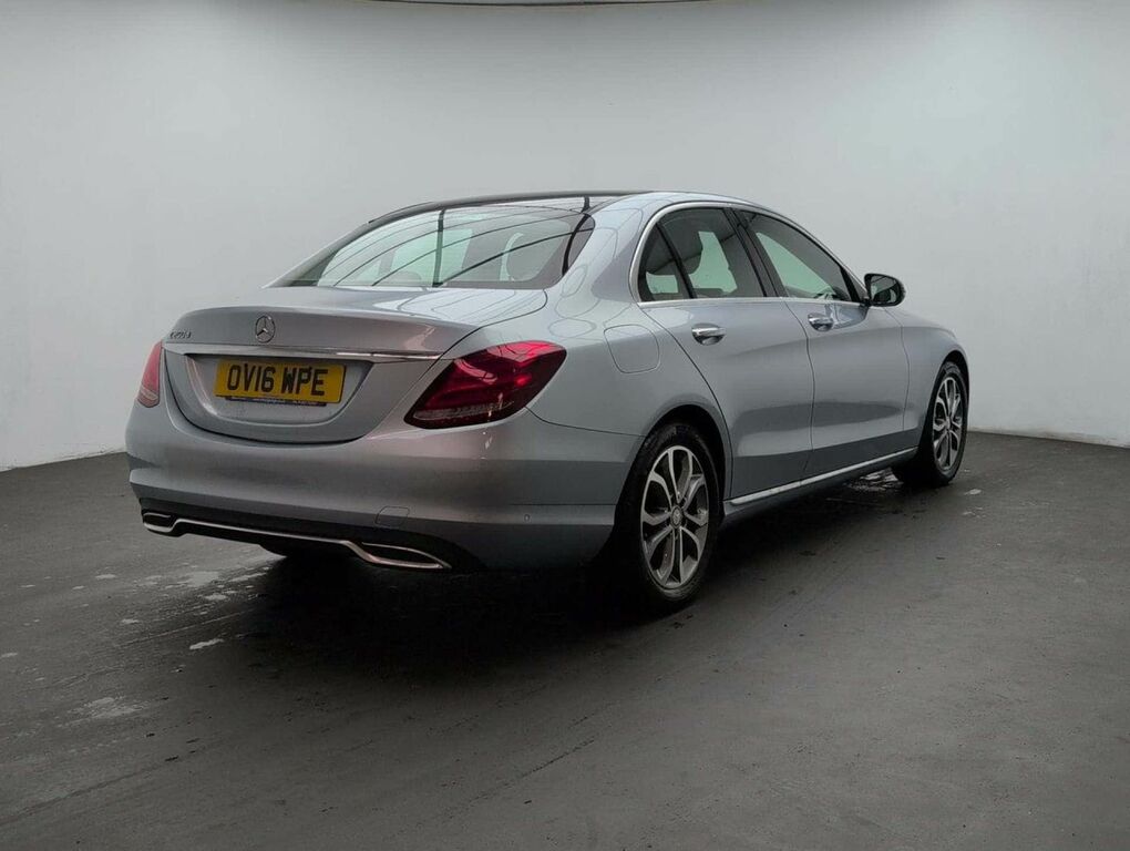 Mercedes-Benz C Class 1.6 C200d Sport Saloon G-tronic Euro 6 Black #8